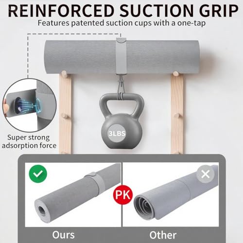 Yoga Mat Carrier Strap, Adjustable Thick Straps Sling for Carrying Large Mats, Stretching Band - color: 1pc Slap Band Grey