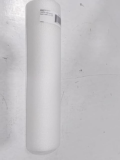 212 Main 3 x 12 inch PE Foam Slim Half Round Roller - White
