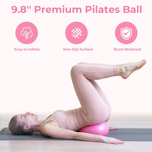 Pilates Ring Set for Home Workout -13'' Magic Circle and Ball