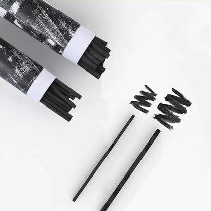 25PCS/Tube Willow Charcoal Sticks - Natural Willow Charcoal for Artists, Beginners, or Students of All Skill Levels - Perfect for Drawing and Sketching, Approx. 7-9mm Dia - style: 7-9mm