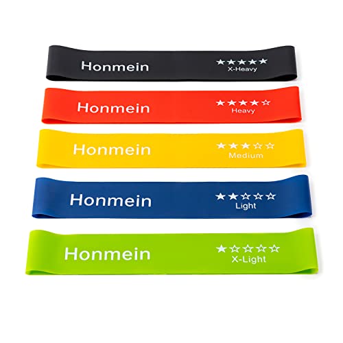 Resistance Bands for Working Out,Exercise Bands with 5 Resistance Levels - color: Multicolor
