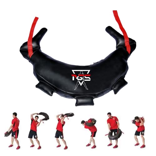Strength Training Bag, 11LB/33LB/55LB, Fitness Sand Bag, Home Gym Weight Training, Multifunctional Workout Bag - size: 20 KG ( 44 LBS )