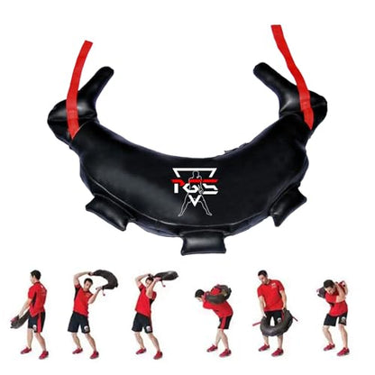 Strength Training Bag, 11LB/33LB/55LB, Fitness Sand Bag, Home Gym Weight Training, Multifunctional Workout Bag - size: 25 KG ( 55 LBS )