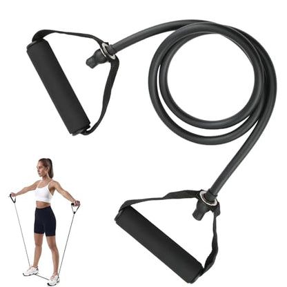 Resistance Bands with Handles, Easy Hold Working Out Exercise Bands, Comfortable Workout Accessory for Men Women Strength Training Muscle Shaping Physical Therapy Home (30LB)
