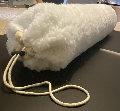 Therapist's Choice® Fleece Bolster Cover with Drawstring Closure, Soft & Durable, Fit’s Bolsters Sized 6" x 27" (Cover Only, Bolster Not Included)