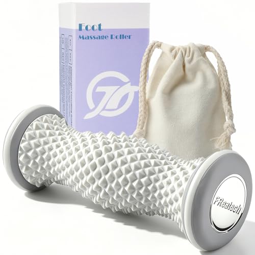 FREATECH Foot Massager Roller with 459 Spiky Massage Points, Durable PP Material, Plantar Fasciitis Relief, Deep Massage for Heel & Arch Pain, Reflexology Acupressure Tool for Muscle Relaxation