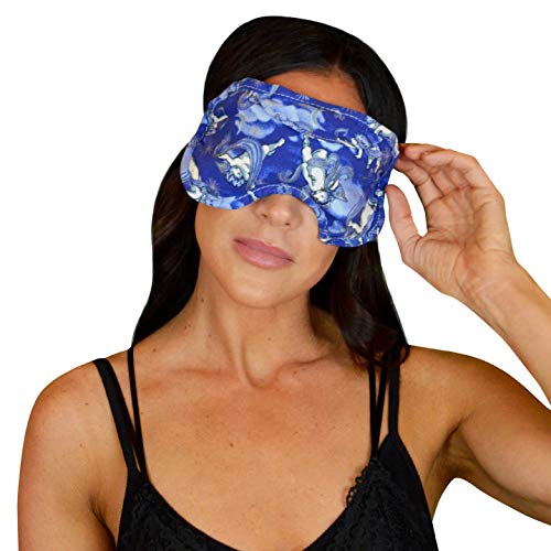 Lavender Eye Pillow, Satin-Backed, Assorted - color: Angel