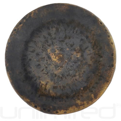Unlimited Atlantis Gongs - Includes Gong, Mallet & Rope/Unlathed Bronze Gong W/Ancient Look/For Sound Healing, Meditation, & Yoga - size: 16"