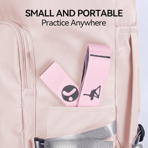 10 Loops Resistance Bands for Working Out, PT, Stretch Out Strap - color: Pink