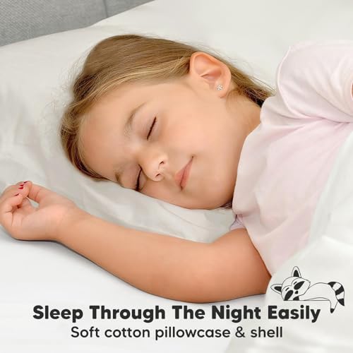 Toddler Pillow with Pillowcase, 13x18 My Little Dreamy Pillow (Clay) - color: Clay