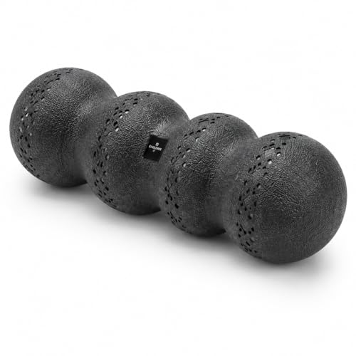 Double Peanut Massage Roller for Deep Tissue Relief, Spinal Alignment Gap, Micro-Perforation Texture, Targets Back, Neck & Legs
