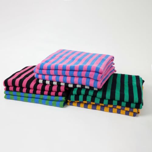 BOV Cooling Knit Throw Blanket 50x60, 100% Viscose, Gray Red Stripe - color: Berry & Charcoal