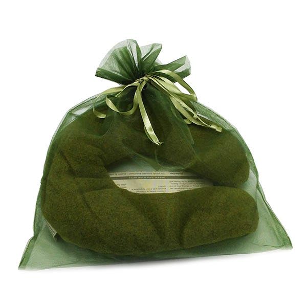 TARA Spa Therapy Herbal-Ease Aromatherapy Neck Pillow, Gift Bag, Green Olive - color: Green Olive