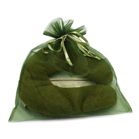 TARA Spa Therapy Herbal-Ease Aromatherapy Neck Pillow, Gift Bag, Green Olive - color: Green Olive
