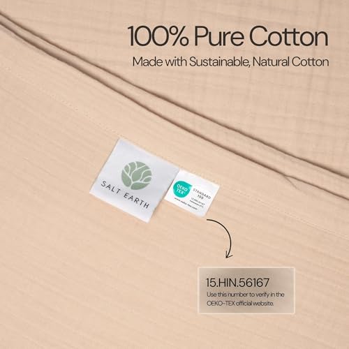 100% Cotton Gauze 50"X60" Throw Tassel 4 Layered Blanket- Parchment | Premium Muslin Blanket for Couch,Bed,Living,Summer Lightweight, All Seasons Blankets & Throws, Boho,Travel & Skin Friendly - color: Parchment, size: 50"X60" Throw