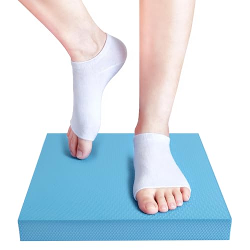 Exercise Balance Pad，Balance Foam Mat for Physical Therapy Equipment & Strength Stability Training, Slip Resistant Foam Mat for Yoga, Pilates, Meditation，Gardening knee pads - color: blue