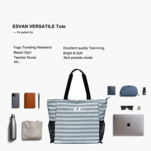 ESVAN Yoga Mat Bag Yoga Tote Carrier Shoulder Bag Carryall Tote for Office,Yoga,Pilates,Travel,Beach and Gym - color: C
