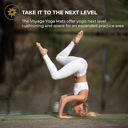 Voyage 5mm Studio Yoga Mats, 6 Pack, 72x24in - color: Olive Green