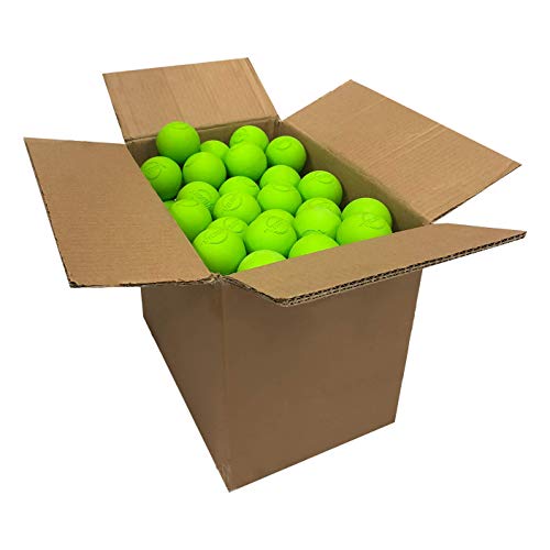Velocity 라크로스 볼 - 60팩 및 120팩 - 연습용, 공식 NFHS 및 대학 승인 사이즈 - color: 라임 그린., size: 120 Balls, style: 연습용 공
