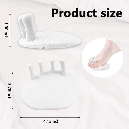Toe Separators for Overlapping Toes Women,White Calf Trainer Toe Separators for Women,Multifunctional Bunion Corrector Thin Leg Exerciser,Suitable for Having Plantar Fasciitis,Bunions,Other Foot Pain - color: 3-white