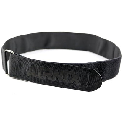 2pc 48" x 2" (42" useable) Nylon Webbing Hook and Loop Cinch Straps with Metal Buckle, Reusable Fastening, Securing, Cable Straps