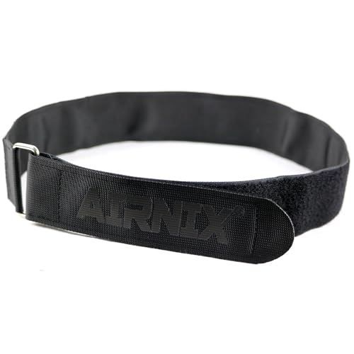 2pc 48" x 2" (42" useable) Nylon Webbing Hook and Loop Cinch Straps with Metal Buckle, Reusable Fastening, Securing, Cable Straps