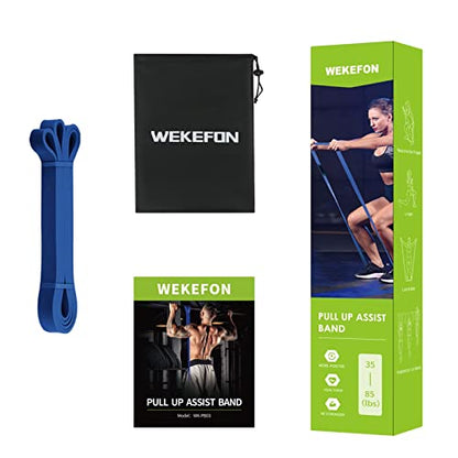 Resistance Bands Set, Pull Up Assist Bands - Stretch Resistance Band - Mobility Band Powerlifting Exercise Bands for Resistance Training, Physical Therapy, Home Workouts - color: Blue