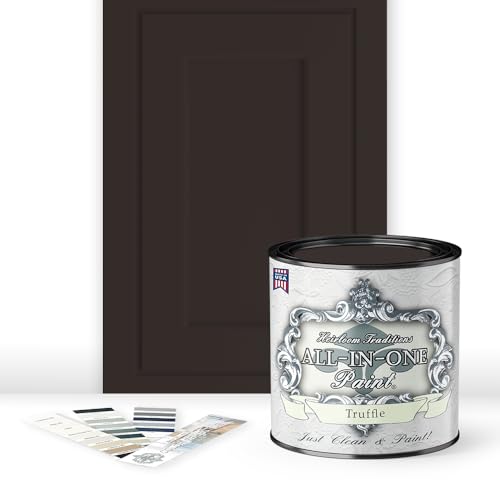 ALL-IN-ONE Paint by Heirloom Traditions, Truffle, Quart - color: Truffle, size: 32 Fl Oz (Pack of 1)
