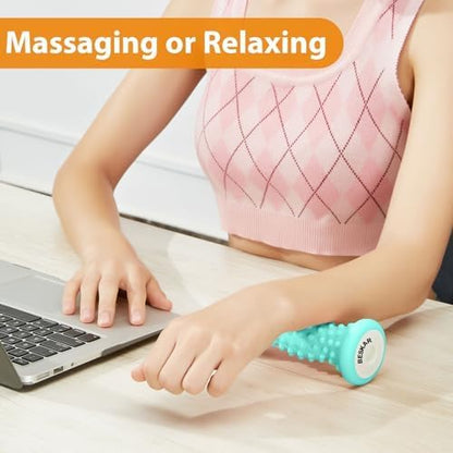 BESKAR Foot Massager Roller for Plantar Fasciitis Relief - color: Green