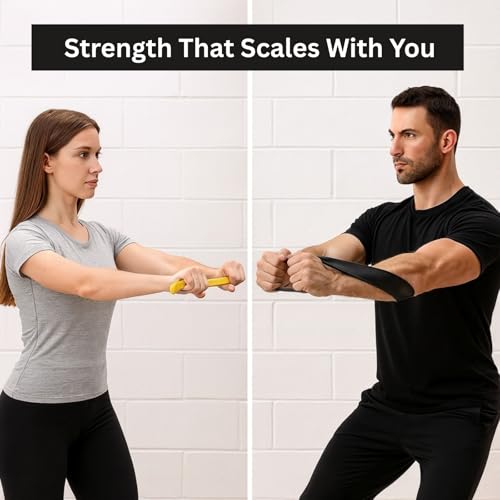 Thorza Full Body Workout Set, 7-Piece Resistance Bands, 5 Resistance Levels