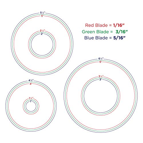 Custom Cutting System Patterns by Creative Memories (Circle (Set of 3)) - size: Circle (Set of 3)
