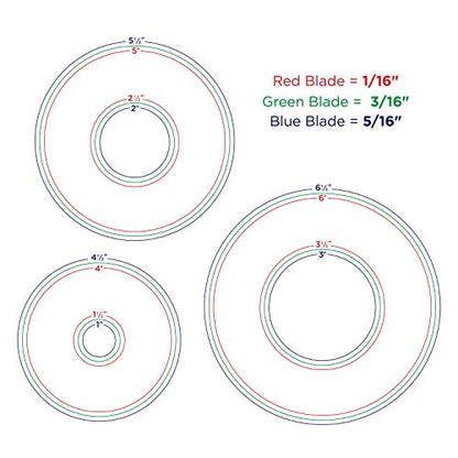 Custom Cutting System Patterns by Creative Memories (Circle (Set of 3)) - size: Circle (Set of 3)