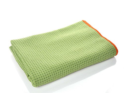 Namaste Skidless Premium Mat-Size Yoga Towel with Non Slip Grip;Exercise,Fitness,Pilates,and Yoga Gear; - color: Grass Green