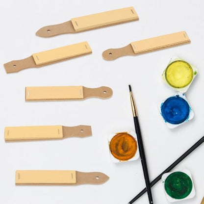 GORGECRAFT 6Pcs 3 Styles Sandpaper Pencil Sharpener 10x2.5cm Sketch Sandpaper Pointed Flat Oval Artist Sanding Blocks Papers Professional Pastel Sticks Sharpener Board for Adults Sketching Hobbyist - style: Pointed& Flat& Oval-10 Sheets Paper