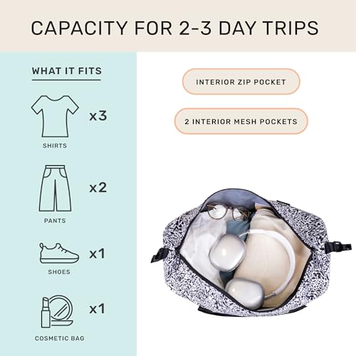 Jadyn Lola Travel Bag, Weekender/Overnight Duffel, Gym Tote Bag for Women, Men - color: Wild Cat
