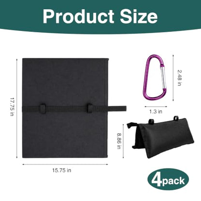 4 Pack Sand Bags for Weight Bags, Heavy Duty Sandbags for Light Stand Photography Tripod Video Equipment, Canopy, Umbrella Base, Backdrop Stand, Camping, Fishing Chair
