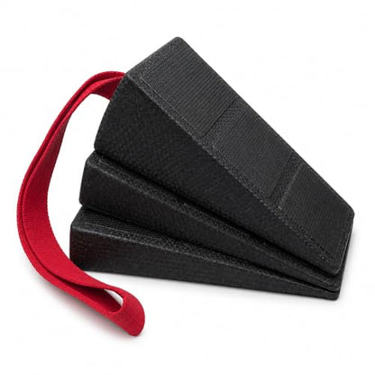 3-Piece Adjustable Squat Wedge Block for Heel Elevated Squats, Slant Board for Squats, Stretching & Ankle Mobility