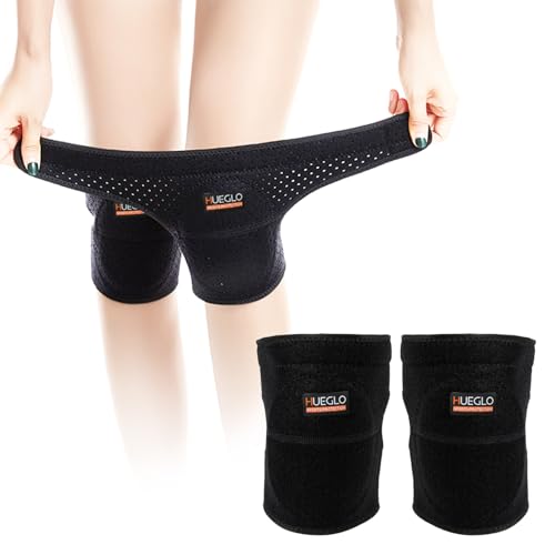 HUEGLO Dance Volleyball Knee Pads for Women,Soft Cushion for Work,Medium - color: Black, size: Medium