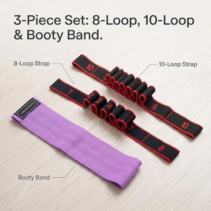 Numbered Resistance Bands Set for Glutes and Legs
