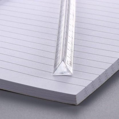 1pc Clear Plastic Triangle Ruler Small Architectural Scale Ruler Pocket Size Ruler Metric Ruler,Drafting Tools Office and School Supplies,Drafting Tools and Kits,Teaching Materials