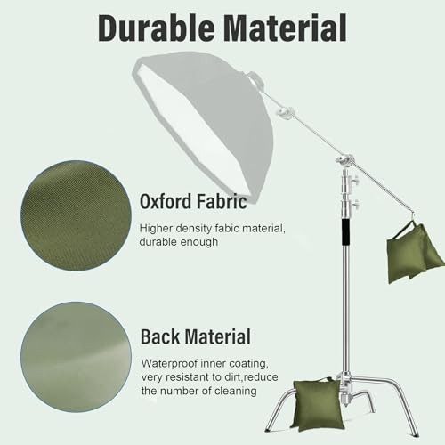 8 Pack Sandbags Weight Bags, Durable Sand Bags for Weight, Green - color: Green, size: 8 PCS