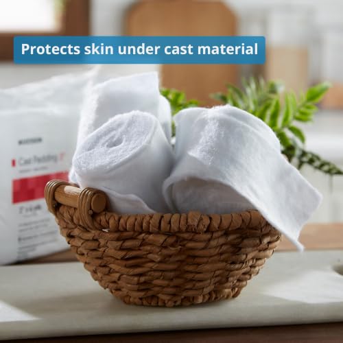 McKesson Cast Padding, Non-Sterile, White, Polyester, 4 yds, 3 in, 20 ct | Cast Padding,White,Polyester,NonSterile,Undercast,3 Inch X 4 Yard - size: 3 Inch X 4 Yard ( 20 ct)