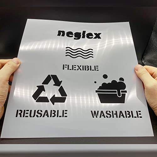 10PCS 7mil Blank Mylar Stencil Sheets,12X12 inch Milky Translucent PET Blank Stencils Sheets,Template Material for Cutting Machines, Laser Cutting, Food-Safe Craft Plastic - size: 7mil, 12" x 12”, 10 Pack