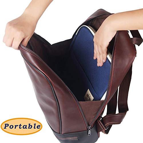 JAKAGO A4 Travel Portfolio Multifunctional Document Organizer Zippered Case for Office Supplies (Blue) - color: Blue