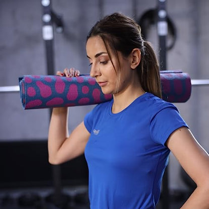 Capelli Sport Yoga Mat - color: Blue/Red - 4mm