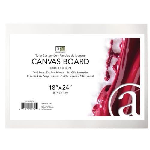 Art Advantage 18-Inch by 24-Inch Canvas Board - size: 18-inch x 24-inch Board