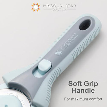 Missouri Star Rotary Cutter, 45mm Blade, Rolling Cutter Tool for Quilt Appliques and Cutting Fabrics, Essential Quilting and Sewing Supplies for DIY Craft Projects - color: 45mm Rotary Cutter