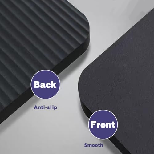 Yoga Knee Pad Cushion Exercise Knee Pad Rectangle Kneeling Pads Yogas Props and Accessories for Pain Free Knees, Elbows, Wrists and Back, Workout Mats for Home Gym, Pilates,