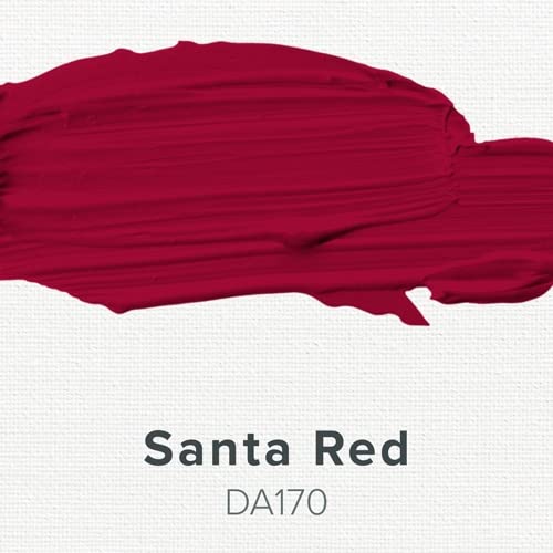 DecoArt Americana Acrylic Paint, 2-Ounce, Santa Red - color: Santa Red, size: 2 Fl Oz (Pack of 1)