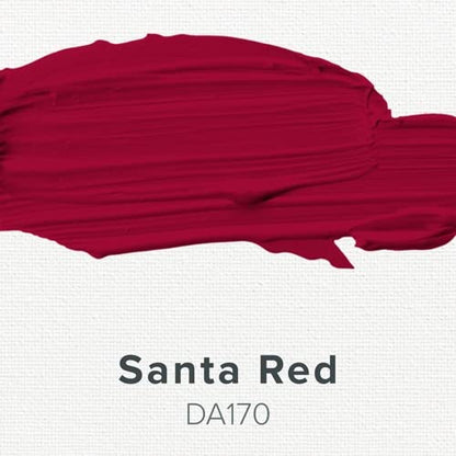 DecoArt Americana Acrylic Paint, 2-Ounce, Santa Red - color: Santa Red, size: 2 Fl Oz (Pack of 1)